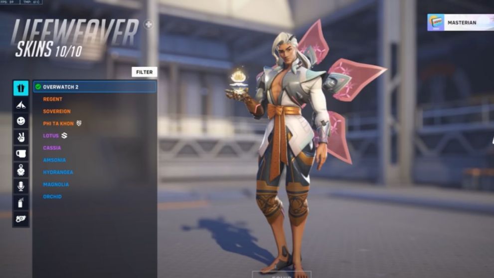 Lifeweaver's default skin in Overwatch 2