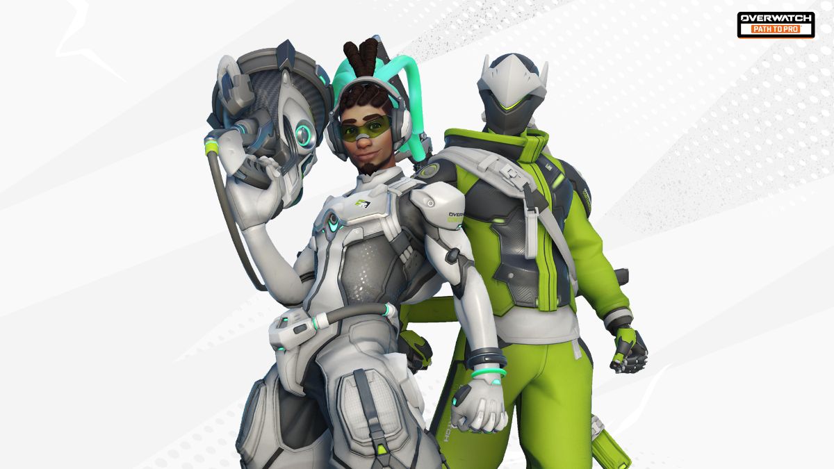 Lucio and Genji's Overwatch 2 Contenders Skins