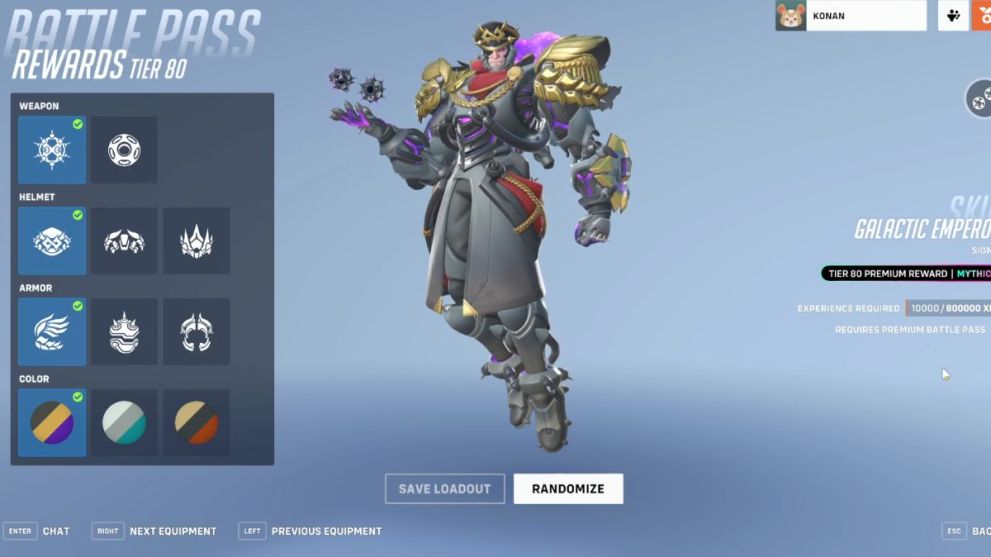 Sigma Mythic skin in Overwatch 2 Season 4