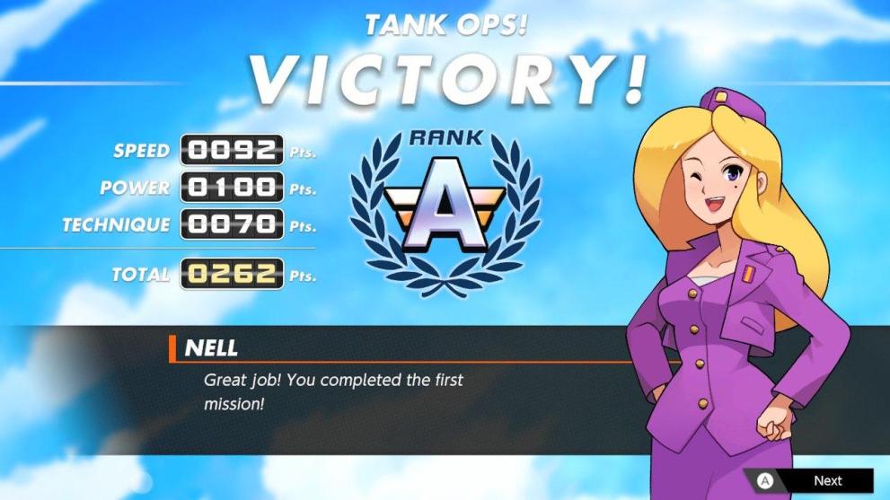 advance wars tank ops victory screen