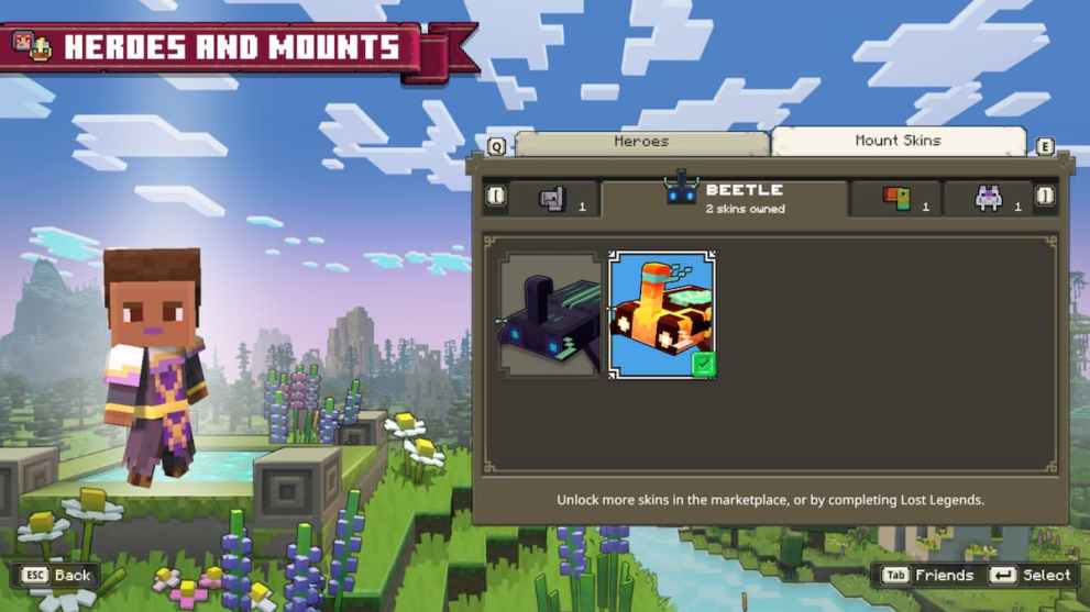 Minecraft Legends Mounts Customization