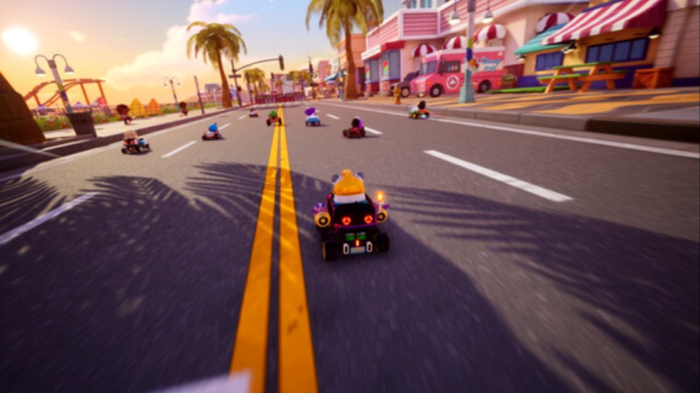 A Race in KartRider: Drift