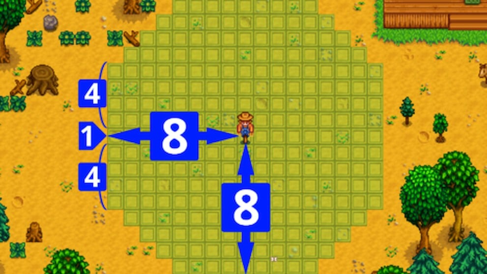 Stardew Valley Scarecrow Radius