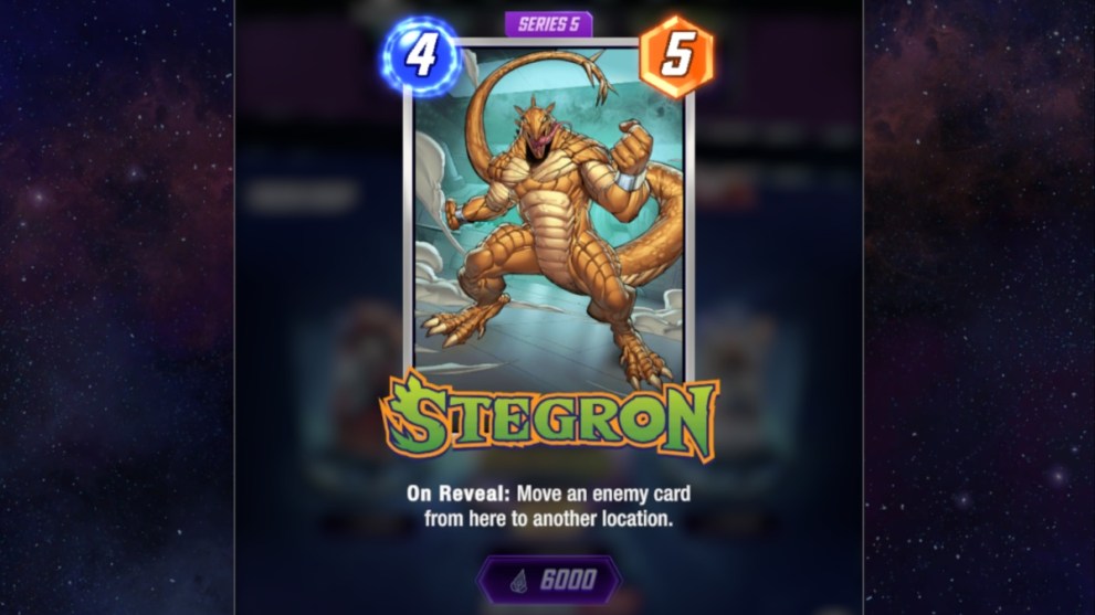 Stegron in Marvel Snap