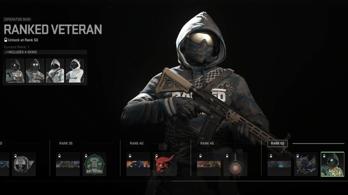 Ranked Veteran Operator Skin