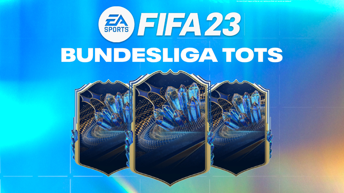 FIFA 23 TOTS Card Templates and logo on Team of the Season Background