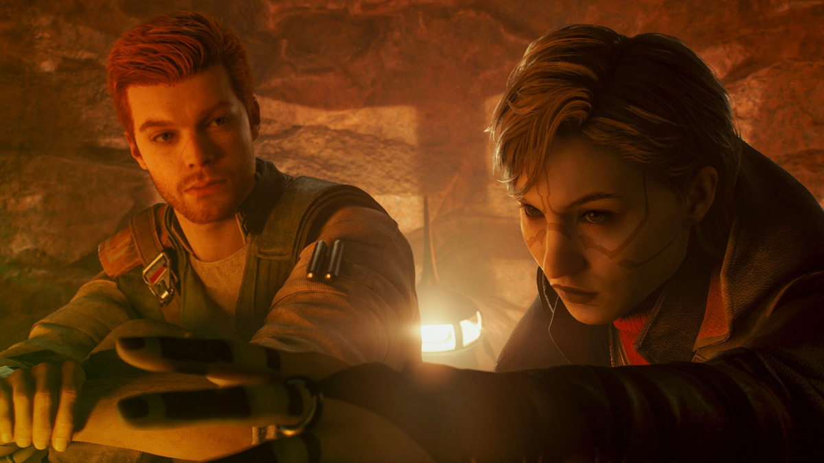 Cal and Merrin in Star Wars Jedi: Survivor