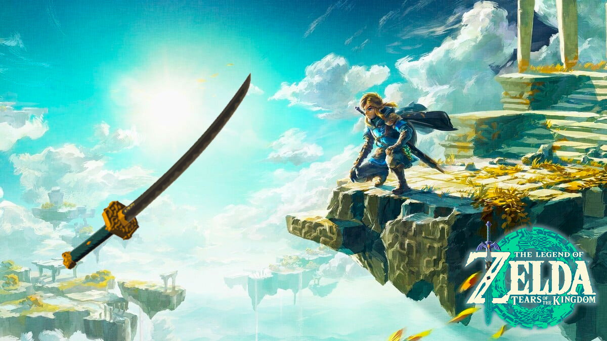 The Gloom Sword on Zelda: Tears of the Kingdom background