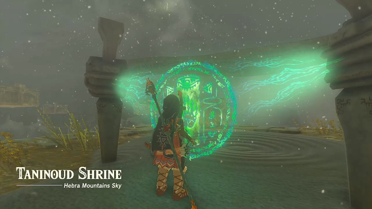 Taninoud Shrine Puzzle Solution in Zelda Tears of the Kingdom