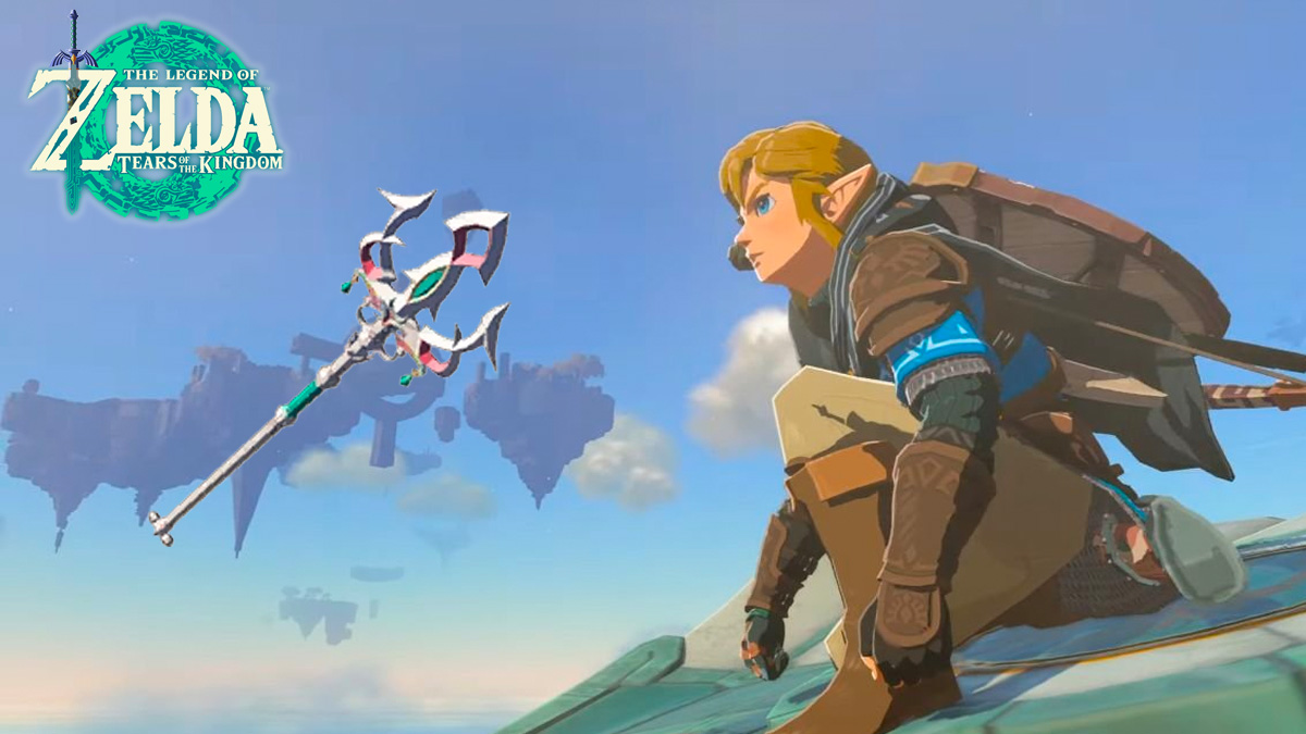 Lightscale Trident PNG on Zelda Tears of the Kingdom image