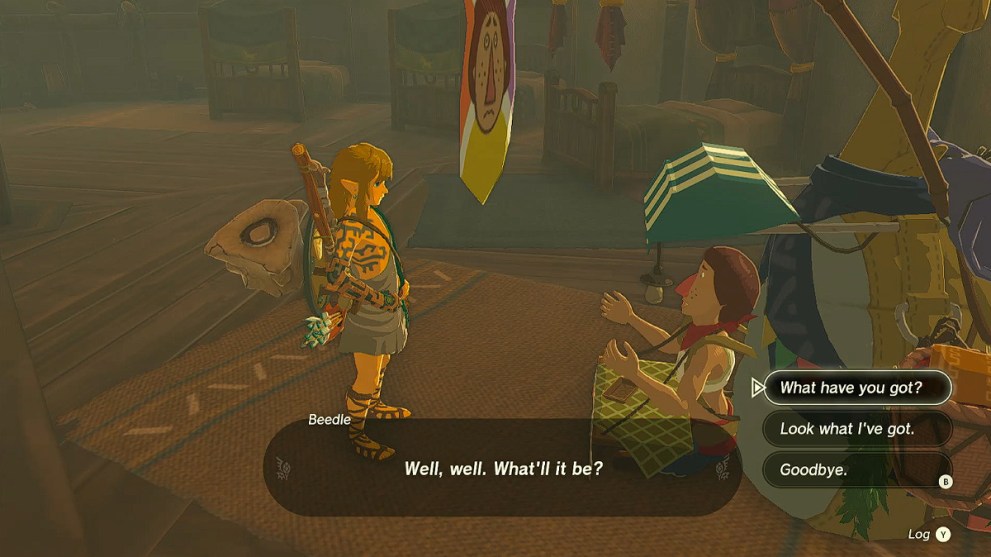 Beedle in Zelda TOTK.