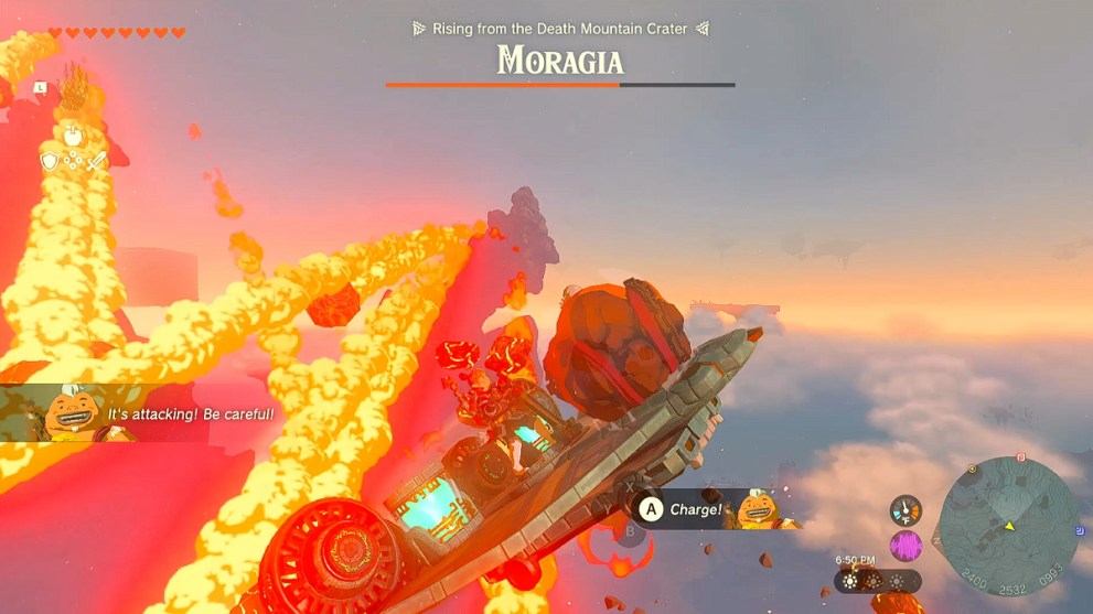 Zelda TOTK Moragia Boss Fight.