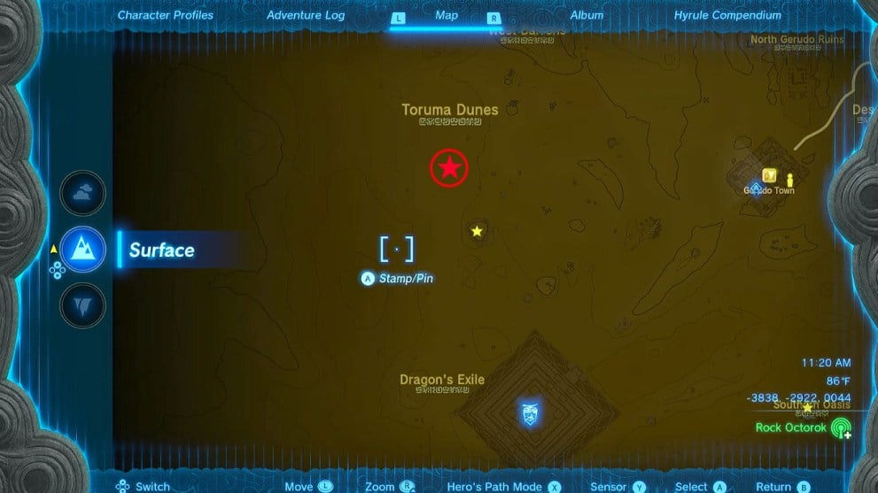 Isha location in Zelda TOTK.