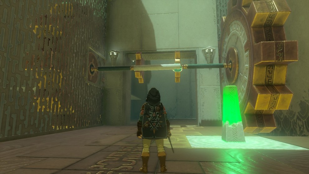 attach a pillar to the gears in riogok shrine