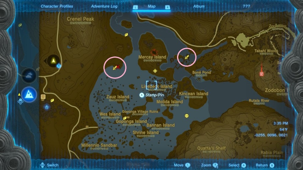 boomerang locations in zelda tears of the kingdom