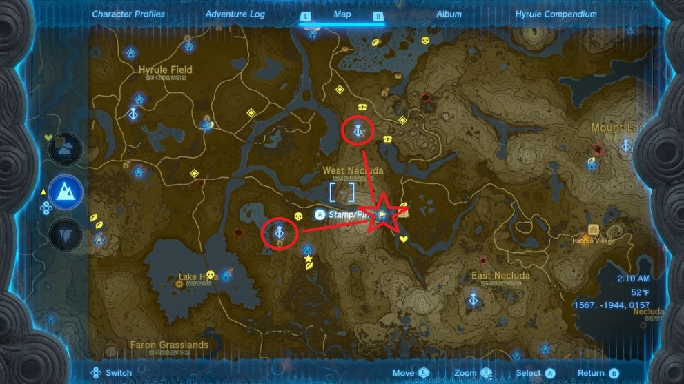 how to reach eshos shrine