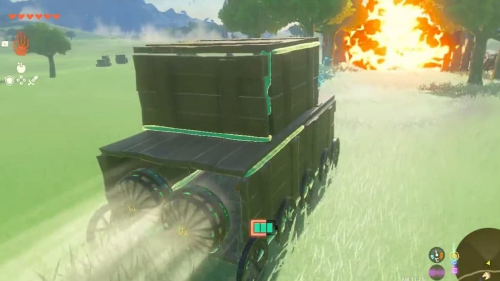 Tears of the Kingdom Explosive Tank Creation