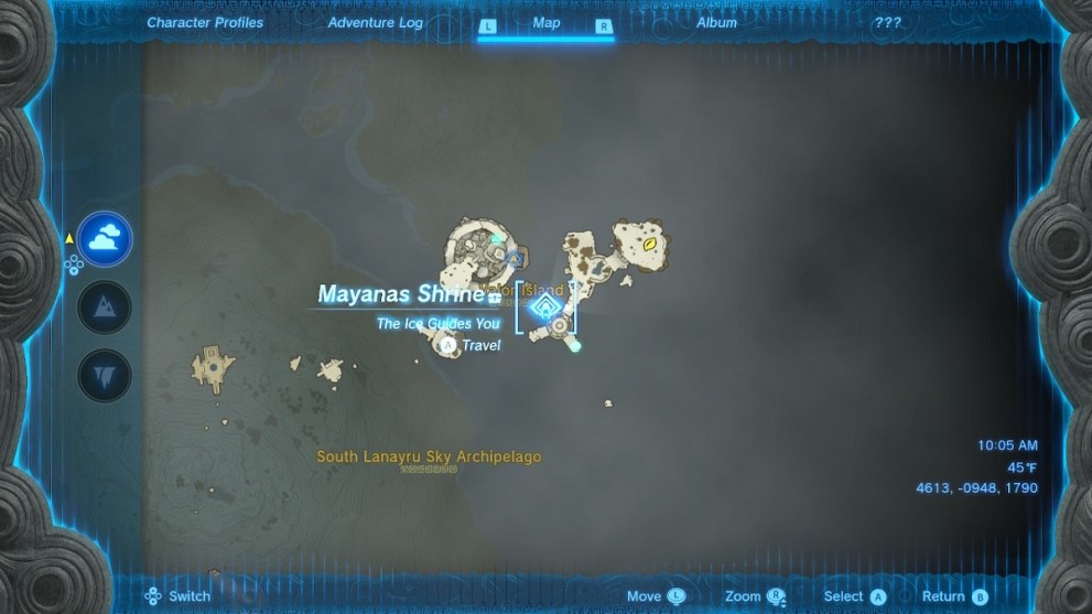 mayanas shrine location