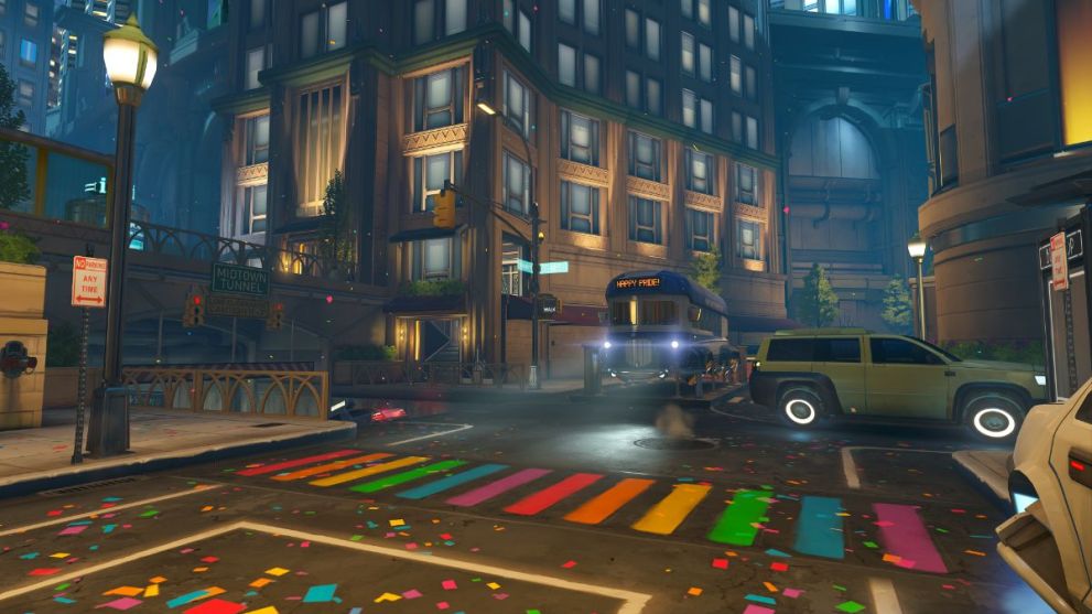 Midtown Pride map in Overwatch 2.