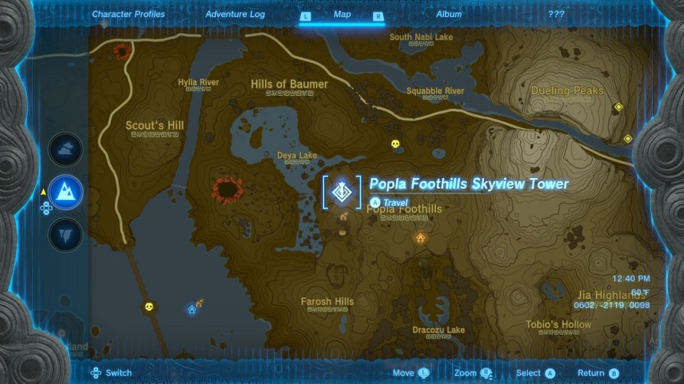 popla foothills skyview tower coordinates