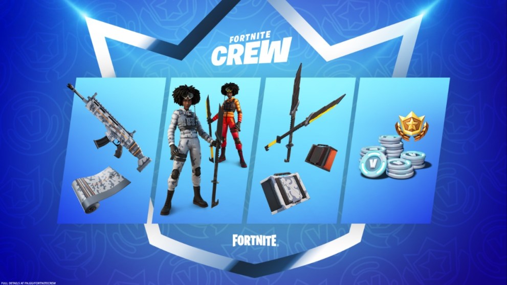 Snow Stealth Slone's set in Fortnite