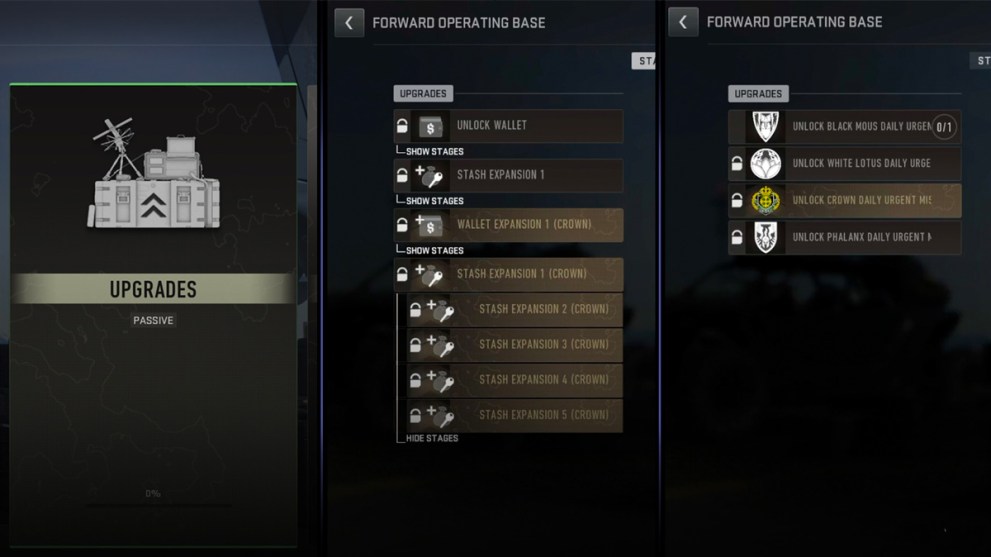 Forward Operating Base Example Screengrab from DMZ Mode in Warzone