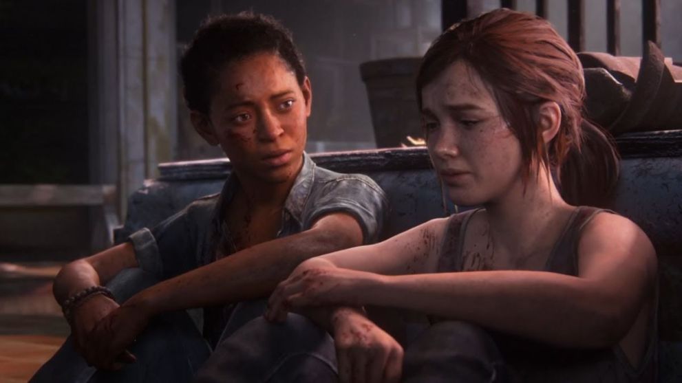 Riley and Ellie's infection scene in The Last of Us