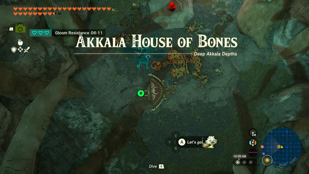 Akkala House of Bones in Zelda TOTK.