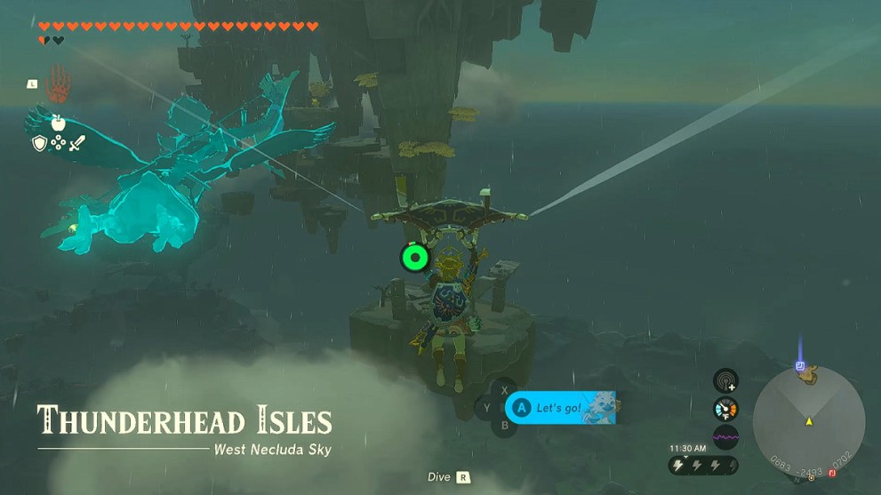 Thunderhead Isles in Zelda TOTK.