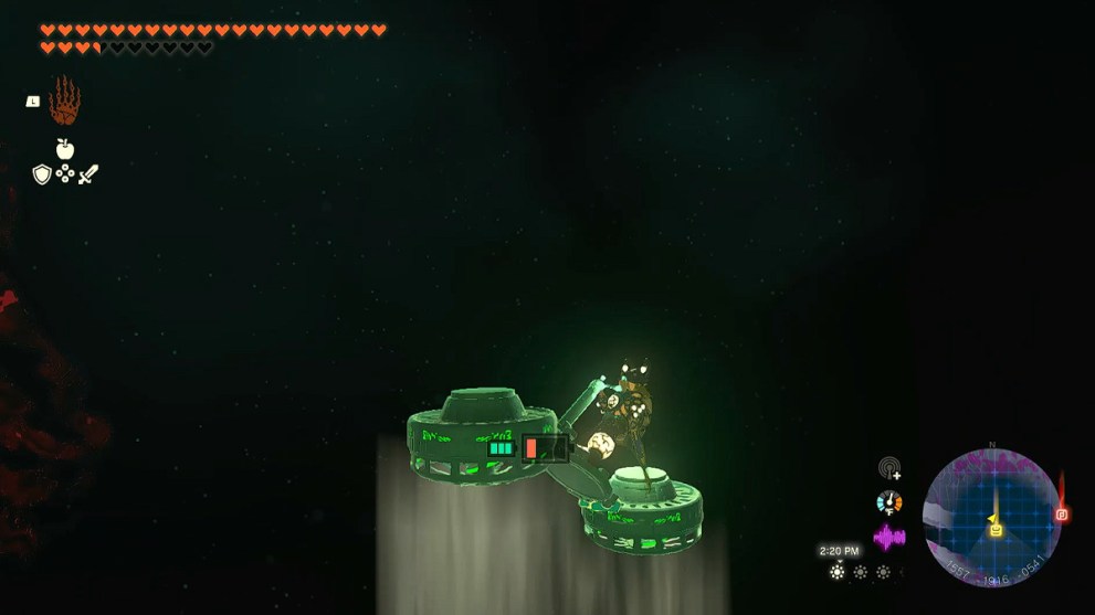 Hover Bike in Zelda TOTK.