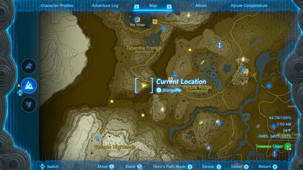 Tunic of Awakening Location in Zelda TOTK.