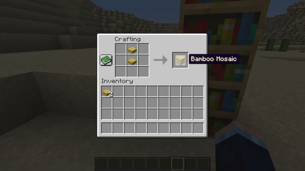 bamboo mosaic block minecraft trails and tales update 1.20