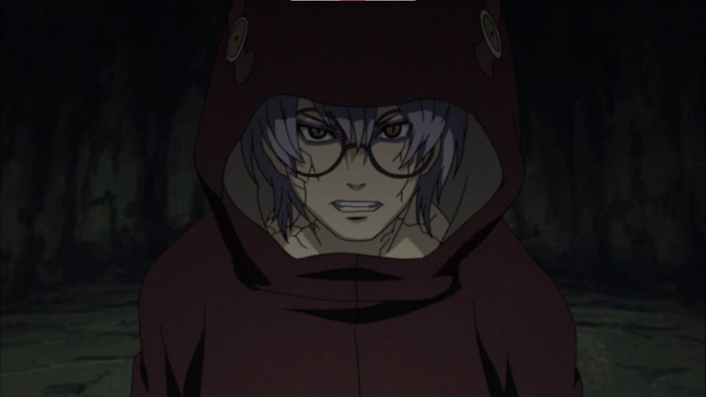 Kabuto in Naruto.