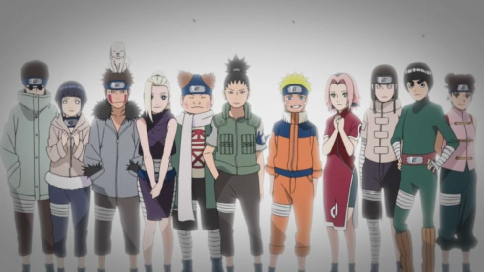 The Konoha 11 in Naruto