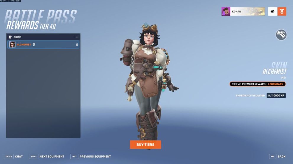 Mei in Overwatch 2 Season 5.