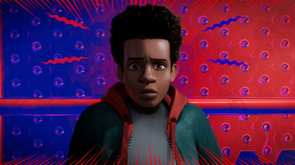 Miles in Into the Spiderverse