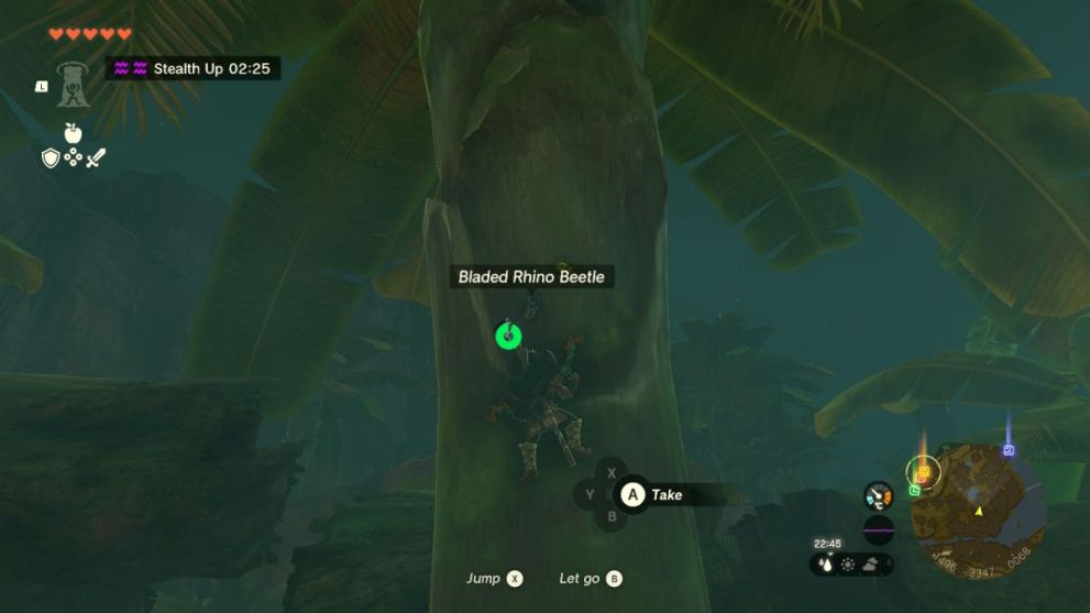 Bladed Rhino Beetle location in Zelda: Tears of the Kingdom